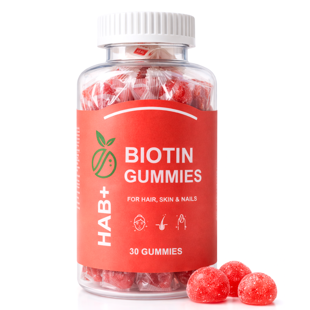 Biotin gummies front view